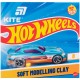 Пластилін Kite Hot Wheels восковий, 8 кольорів, 160 г (HW25-082)