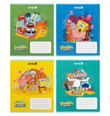 Зошит Kite SpongeBob SquarePants, 12 аркушів, коса лінія (SB25-235)