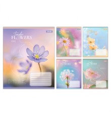 Зошит 1 вересня Tender Flowers А5 12 аркушів коса лінія (768073)