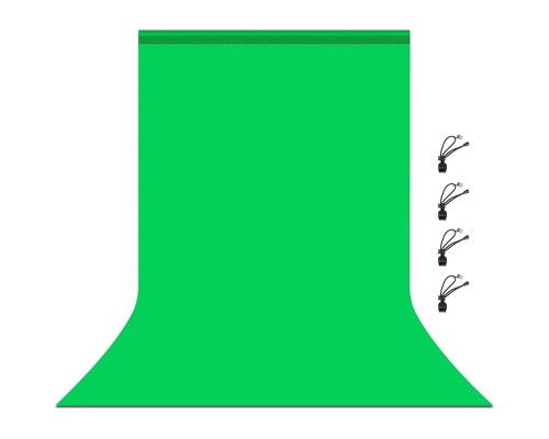 Фон Puluz PU5206G backdrop 3x6 m green (PU5206G)