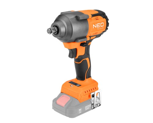 Гайковерт Neo Tools Energy+ 18V, безщітковий, 2400об/хв, 850Нм, 1/2