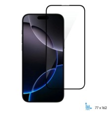 Скло захисне 2E Apple iPhone 16 Pro Max 2.5D FCFG black (2E-IP-16PM-6.9-SMFCFG-BB)