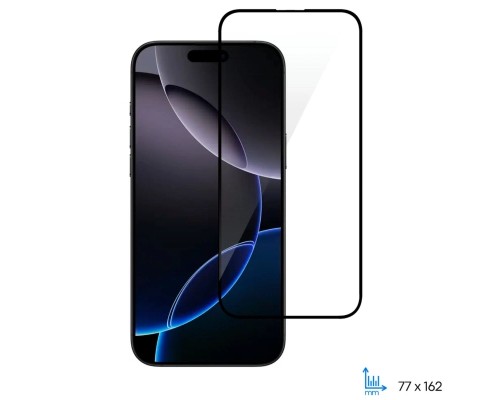 Скло захисне 2E Apple iPhone 16 Pro Max 2.5D FCFG black (2E-IP-16PM-6.9-SMFCFG-BB)