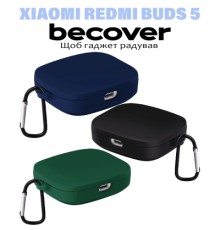 Чохол для навушників BeCover Silicon для Xiaomi Redmi Buds 5 Black (710956)