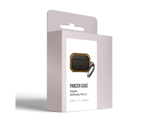Чохол для навушників Armorstandart Panzer для Apple Airpods Pro 2 Brown (ARM82751) Чохол для навушників Armorstandart Panzer для Apple Airpods Pro 2 Brown (ARM82751)