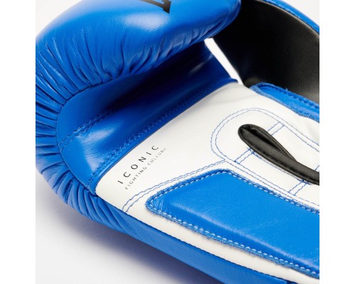 Боксерські рукавички Leone GN208 Iconic Blue 12 унцій (GN208_Blue_12oz)