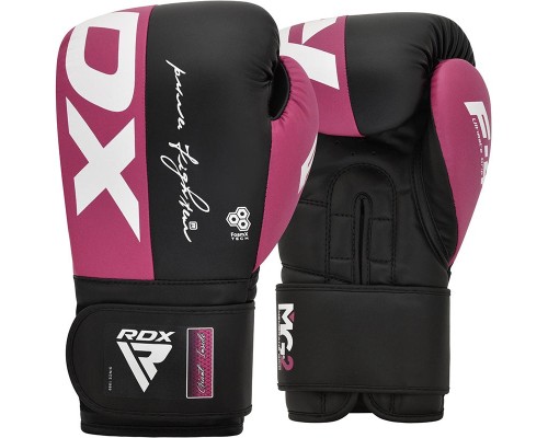 Боксерські рукавички RDX REX F4 Pink/Black-10 унцій (BGR-F4P-10OZ)