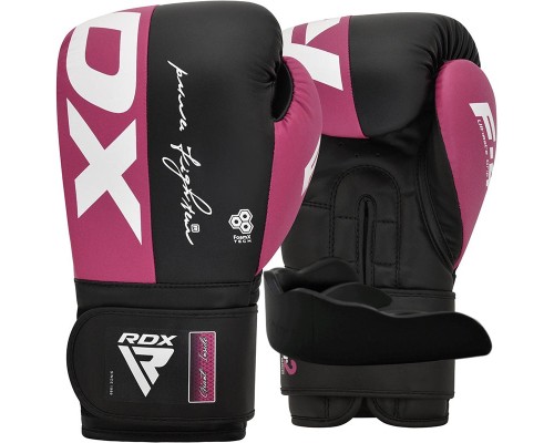 Боксерські рукавички RDX REX F4 Pink/Black-10 унцій (BGR-F4P-10OZ)