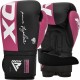 Боксерські рукавички RDX REX F4 Pink/Black-10 унцій (BGR-F4P-10OZ)