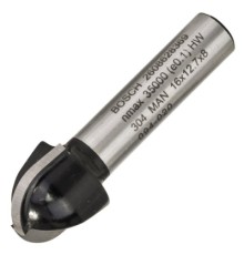 Фреза Bosch Professional галтельна, Std, S8, R8, D16, L12.4 (2.608.628.369)