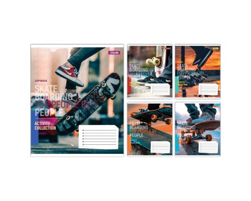 Зошит 1 вересня SkateboardingА5 48 аркушів клітинка (768177)