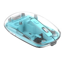 Мишка XO M12 Wireless Transparent/Blue (M12 Blue)
