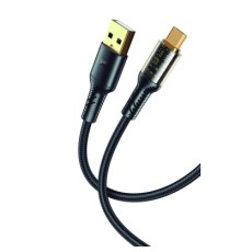 Дата кабель USB 2.0 AM to Micro 5P 1.0m 2.4A black XO (NB229-M-1-BK)