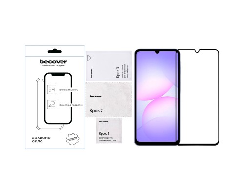 Скло захисне BeCover Samsung Galaxy A07 SM-A075 Black (713731)
