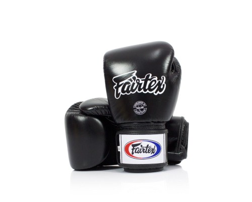 Боксерські рукавички Fairtex BGV1 Black 10 унцій (бинти в комплекті) (BGV1_10oz_Black)