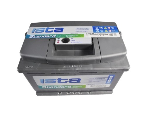 Акумулятор автомобільний Ista Standard 77Ah Ев (-/+) (720EN)