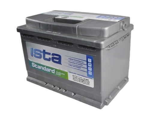 Акумулятор автомобільний Ista Standard 77Ah Ев (-/+) (720EN)