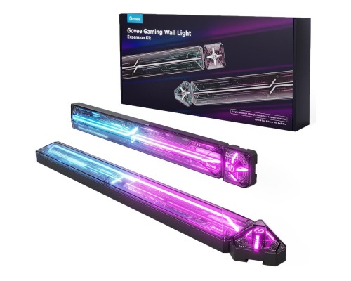 Світильник Govee H1063 Gaming Wall Light Expansion Kit, 2pcs, RGBIC, Wi-Fi/Bluetooth, Purple (H10630A5)
