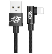 Дата кабель USB 2.0 AM to Lightning 2.0m 1.5A 90° corner black Baseus (CALMVP-A01)