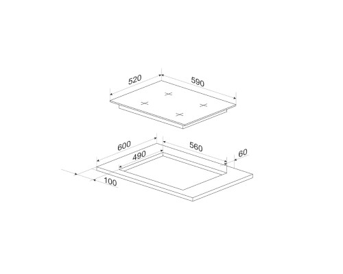 Комплект вбудованої техніки Hansa FCGS68326