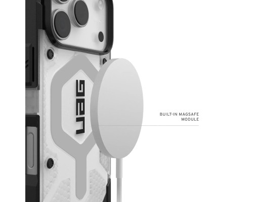 Чохол до мобільного телефона UAG Pathfinder Clear MagSafe iPhone 17 Pro Ice/Silver (114551114333)