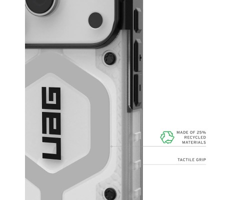 Чохол до мобільного телефона UAG Pathfinder Clear MagSafe iPhone 17 Pro Ice/Silver (114551114333)