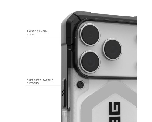 Чохол до мобільного телефона UAG Pathfinder Clear MagSafe iPhone 17 Pro Ice/Silver (114551114333)