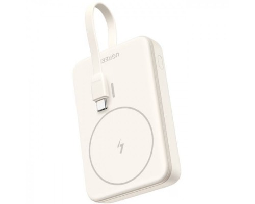 Батарея універсальна Ugreen 10000mAh 20W Magnetic Wireless Build-in USB-C Cable (PB760) (35341B)