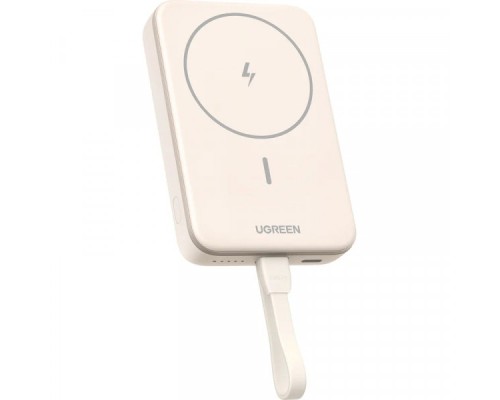 Батарея універсальна Ugreen 10000mAh 20W Magnetic Wireless Build-in USB-C Cable (PB760) (35341B)