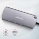 Концентратор AXAGON USB-C to 2xUSB-A + HDMI + RJ45 + SATA M.2 + PD 100W 0.18m grey (HMC-6M2)