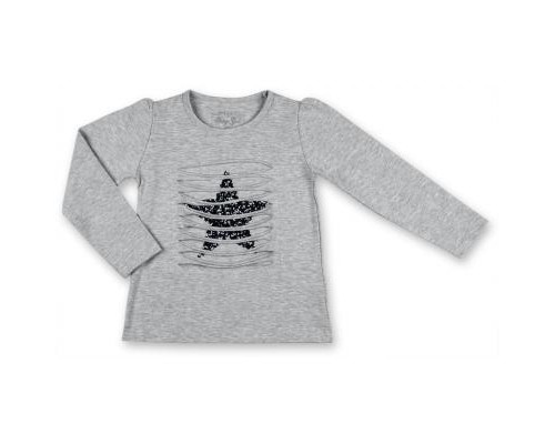 Кофта дитяча Breeze сіра меланж із зіркою (7979-116G-gray)