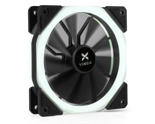Кулер до корпусу Vinga LED fan-02 white