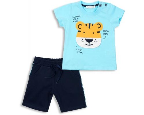 Набір дитячого одягу Breeze з тигриком (11810-80B-blue)