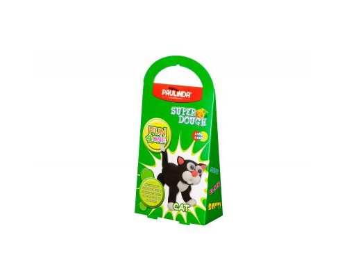 Набір для творчості Paulinda Super Dough Fun4one Кот (подвижные глаза) (PL-1561)