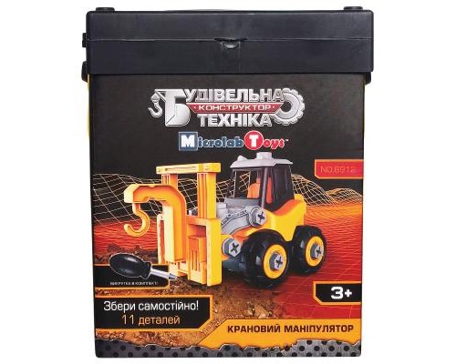 Конструктор Microlab Toys Будівельна техніка - крановий маніпулято (MT8912) Конструктор Microlab Toys Будівельна техніка - крановий маніпулято (MT8912)