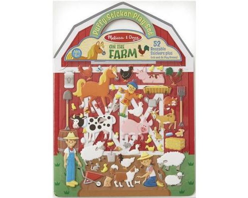 Набір для творчості Melissa&Doug Багаторазові наклейки Ферма (MD19408)