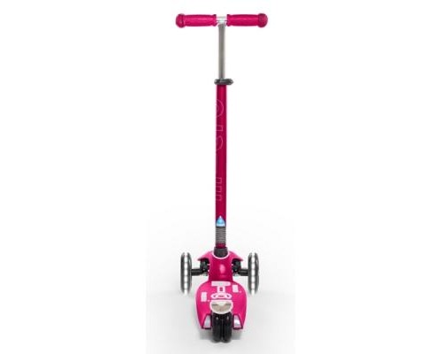 Самокат Micro Maxi Deluxe Pink LED (MMD077)