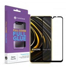 Скло захисне MakeFuture Xiaomi Poco M3 Full Cover Full Glue (MGF-XPM3)