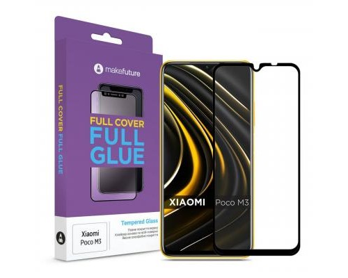 Скло захисне MakeFuture Xiaomi Poco M3 Full Cover Full Glue (MGF-XPM3) Скло захисне MakeFuture Xiaomi Poco M3 Full Cover Full Glue (MGF-XPM3)