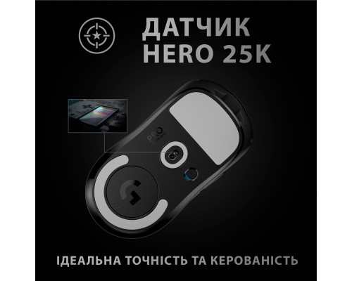 Мишка Logitech G Pro X Superlight Wireless Black (910-005880)