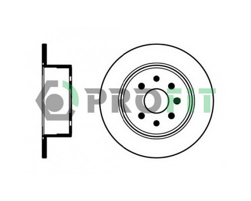 Гальмівний диск Profit 5010-0814