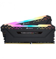 Модуль пам'яті для комп'ютера DDR4 16GB (2x8GB) 3600 MHz Vengeance RGB Pro Black Corsair (CMW16GX4M2D3600C18)