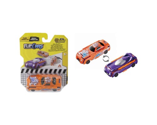 Машина Flip Cars 2 в 1 Вогняний спорткар і Потужний спорткар (EU463875B-01)