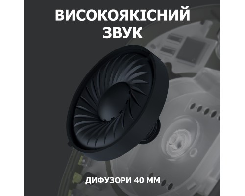 Навушники Logitech G435 Lightspeed Wireless Gaming Headset Black (981-001050)