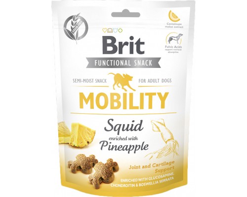 Ласощі для собак Brit Care Mobility кальмар з ананасом 150 г (8595602539932)