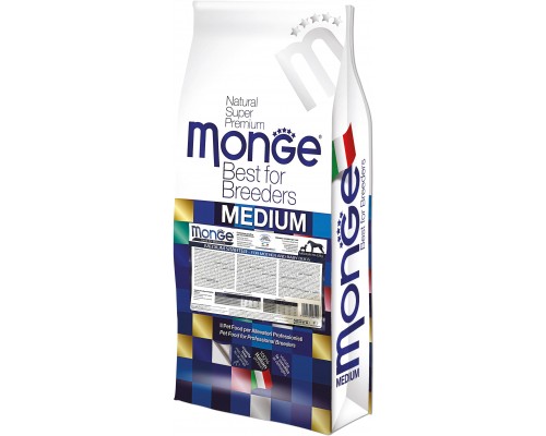 Сухий корм для собак Monge Dog Medium Starter зі смаком курки з рисом 15 кг (8009470006194)