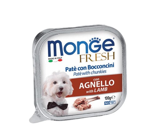 Консерви для собак Monge DOG FRESH ягня 100 г (8009470013055)