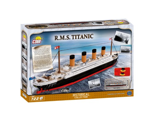 Конструктор Cobi Титанік 1:450, 722 деталі (COBI-1929)