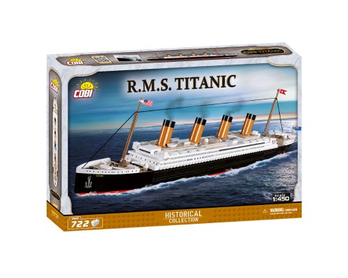 Конструктор Cobi Титанік 1:450, 722 деталі (COBI-1929)