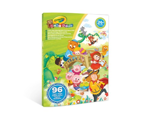 Набір для творчості Crayola Mini Kids Розмальовка Улюблені казки, 96 сторінок (25-1080)